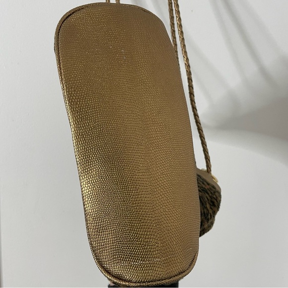 Y2K 90's Furry Leopard Print Bag - Picture 11 of 11